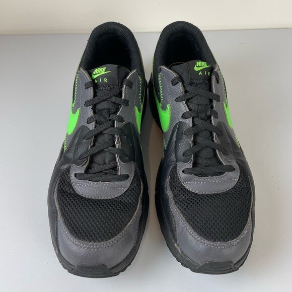 gray and green air max